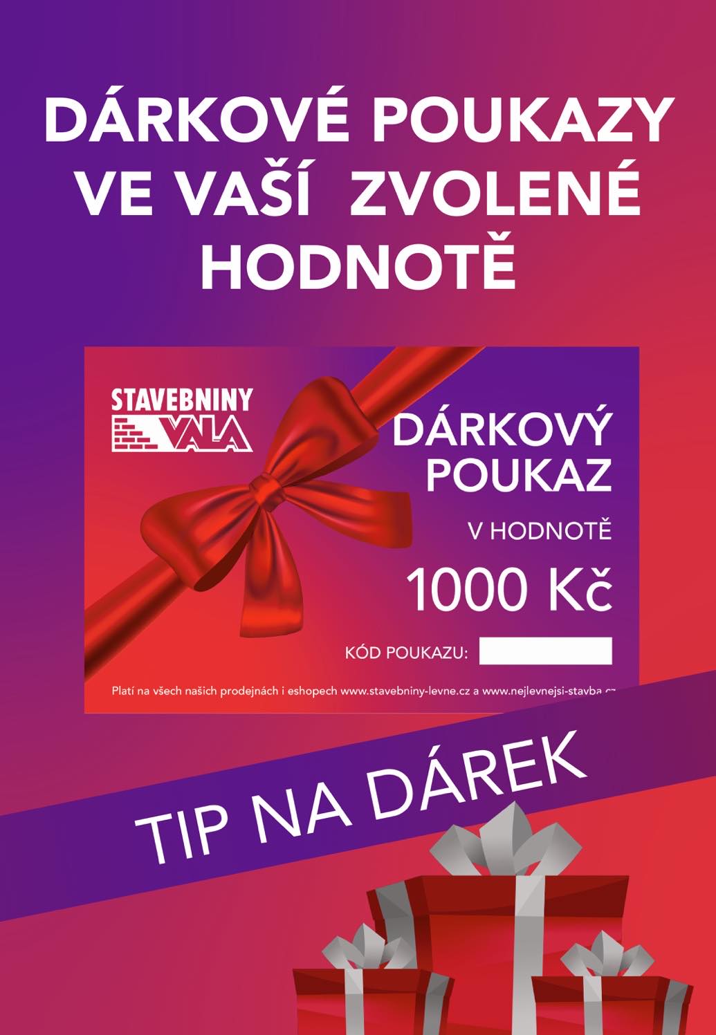 Dárkové Poukazy