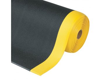 Foto - Černo-žlutá protiúnavová průmyslová rohož Sof-Tred, Plus - 1830 x 122 x 0,94 cm